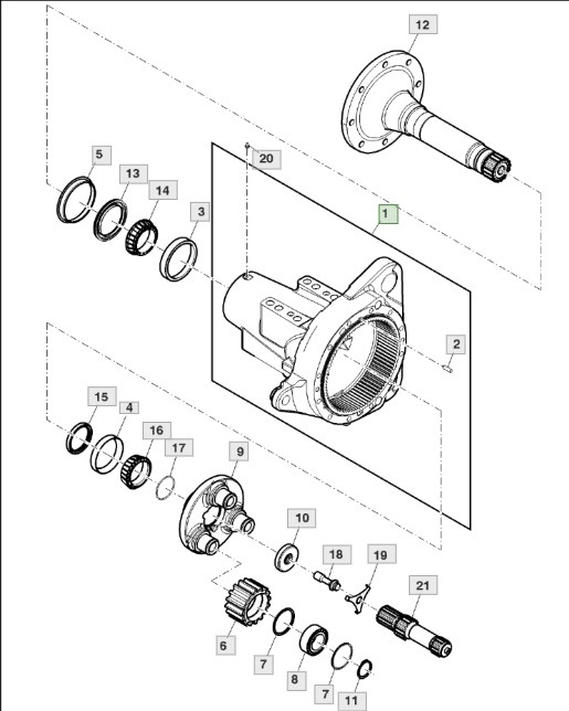John Deere 6110 - oś tylna - półoś L176898 - Приводный вал для Сельскохозяйственной техники: фото 1 John Deere 6110 - oś tylna - półoś L176898 - Приводный вал для Сельскохозяйственной техники: фото 1