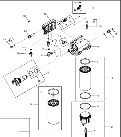 John Deere 9470RX - Filtr paliwa RE541394 (Silnik) - Топливный фильтр для Сельскохозяйственной техники: фото 1 John Deere 9470RX - Filtr paliwa RE541394 (Silnik) - Топливный фильтр для Сельскохозяйственной техники: фото 1