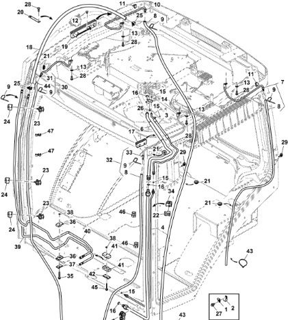 John Deere 9470RX - Linia R556338 (HVAC) - Отопление/ Вентиляция для Сельскохозяйственной техники: фото 1