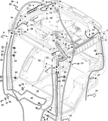 John Deere 9470RX - Linia RE579565 (HVAC) - Отопление/ Вентиляция для Сельскохозяйственной техники: фото 1