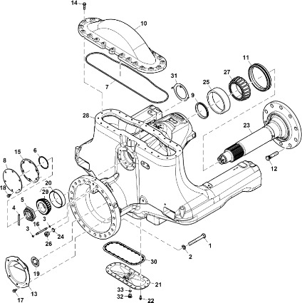 John Deere 9470RX - Osłona R557683 (Oś przednia i tylnia) - Ось и запчасти для Тракторов: фото 1