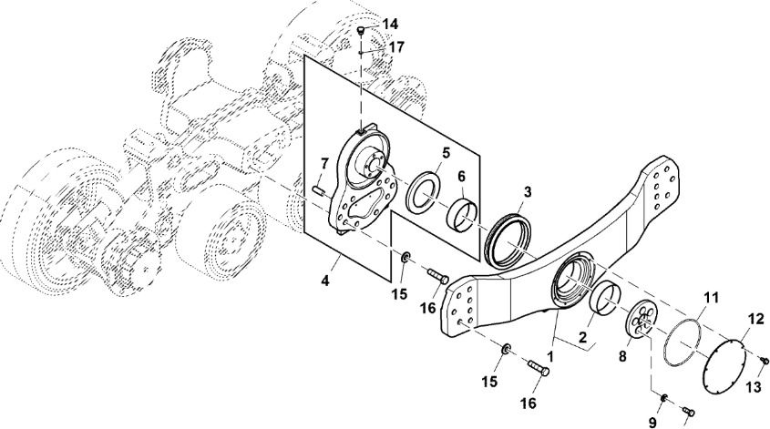 John Deere 9470RX - Płytka RE566990 (Gąsienice i obciąźniki) - Запчасти ходовой части для Тракторов: фото 1