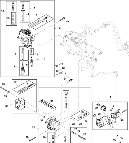 John Deere 9470RX - Pompa AT305428 (Kierowanie) - Насос гидроусилителя для Тракторов: фото 1
