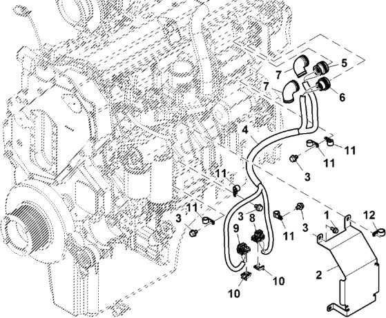 John Deere 9470RX - Wiązka WRG czujnika silnika RE577213 (Silniki pomocnicze) - Сенсор для Сельскохозяйственной техники: фото 1 John Deere 9470RX - Wiązka WRG czujnika silnika RE577213 (Silniki pomocnicze) - Сенсор для Сельскохозяйственной техники: фото 1