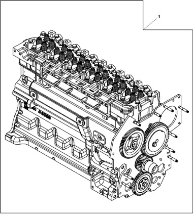 John Deere 9470RX - Zespół bloku komplet. reg. SE502569 (Silnik) - Блок цилиндров для Сельскохозяйственной техники: фото 1