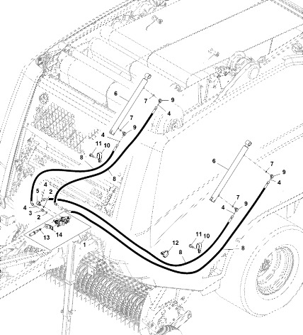 John Deere 960 - Ręczny zawór hydrauliczny DC211412 (Układ hydrauliczny) - Гидравлический клапан для Сельскохозяйственной техники: фото 1