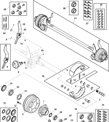 John Deere 960 - Zestaw uszczelnienia DC214684 (Hamulce) - Принадлежность тормозной системы для Сельскохозяйственной техники: фото 1 John Deere 960 - Zestaw uszczelnienia DC214684 (Hamulce) - Принадлежность тормозной системы для Сельскохозяйственной техники: фото 1