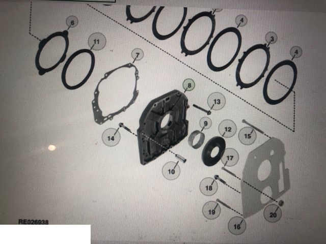 John Deere r122321 - Obudowa Skrzynia Power quad - Коробка передач для Сельскохозяйственной техники: фото 1