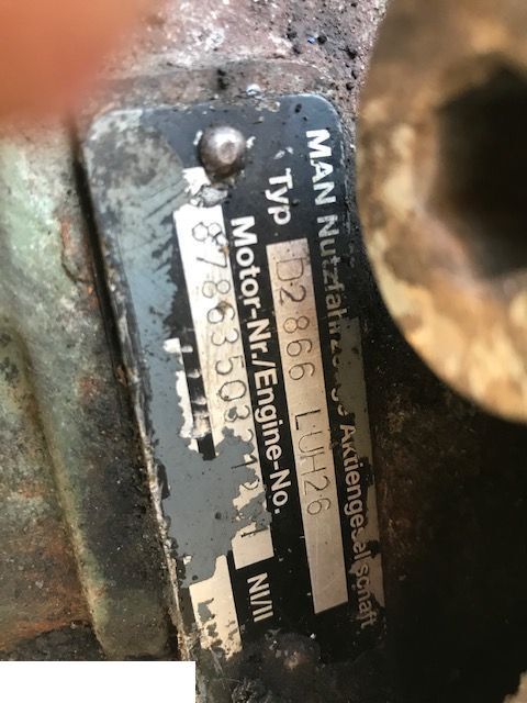Man D2866 - Głowica - Головка блока для Сельскохозяйственной техники: фото 1