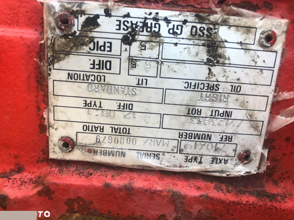 Manitou Carraro - Sworzeń Zwrotnicy - Поворотный кулак для Сельскохозяйственной техники: фото 1