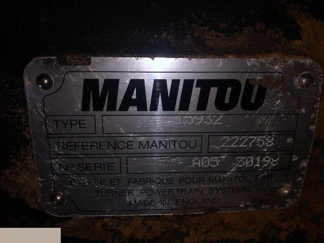 Manitou - Skrzynia Kątowa [CZĘŚCI] TYPE 15932 - Трансмиссия для Телескопических погрузчиков: фото 1