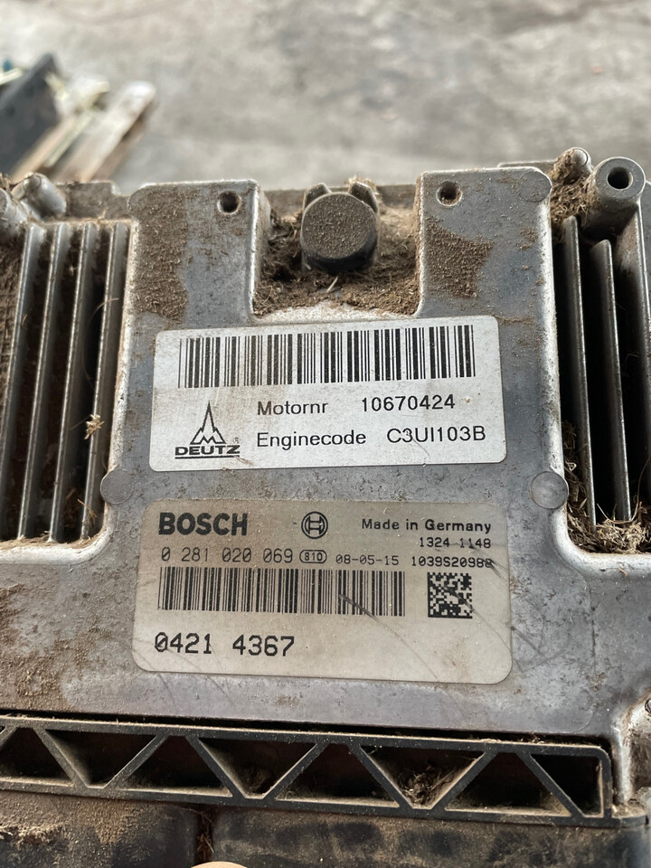 Moduł silnika Deutz fahr Merlo Bosch 0281020069 - Silnika Deutz  2V TCD 2012 L04 - Блок управления для Сельскохозяйственной техники: фото 1