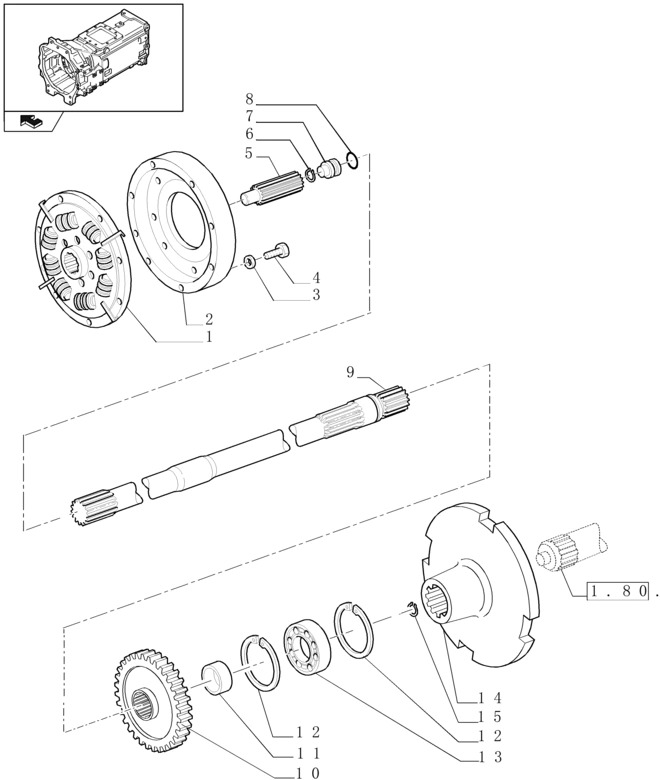 New Holland T6010 Kolo zamach, silnik 47125891 - Маховик для Тракторов: фото 1