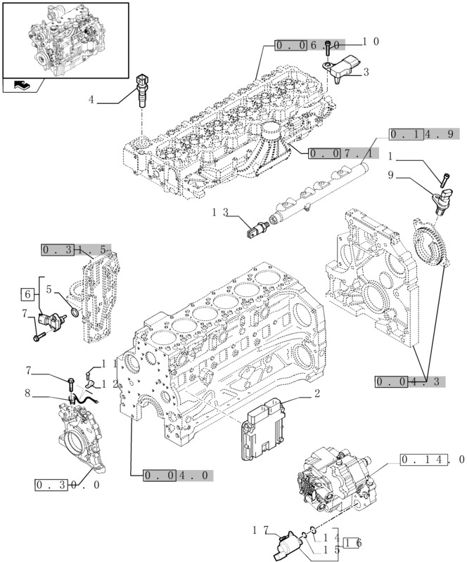 New Holland T6010 T6070 Ecu 2854971 - Блок управления для Сельскохозяйственной техники: фото 1 New Holland T6010 T6070 Ecu 2854971 - Блок управления для Сельскохозяйственной техники: фото 1