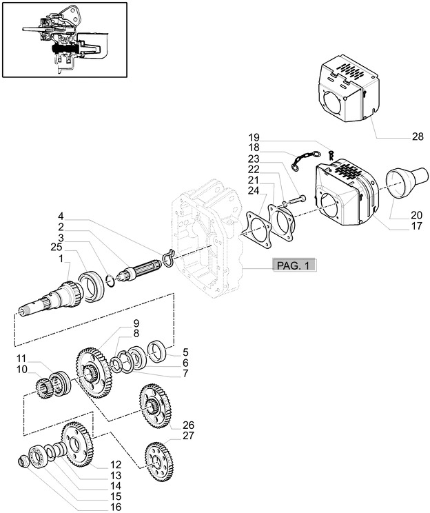 New Holland T6010 T6070 Tuleja napędowa 5151488 - Трансмиссия для Тракторов: фото 1