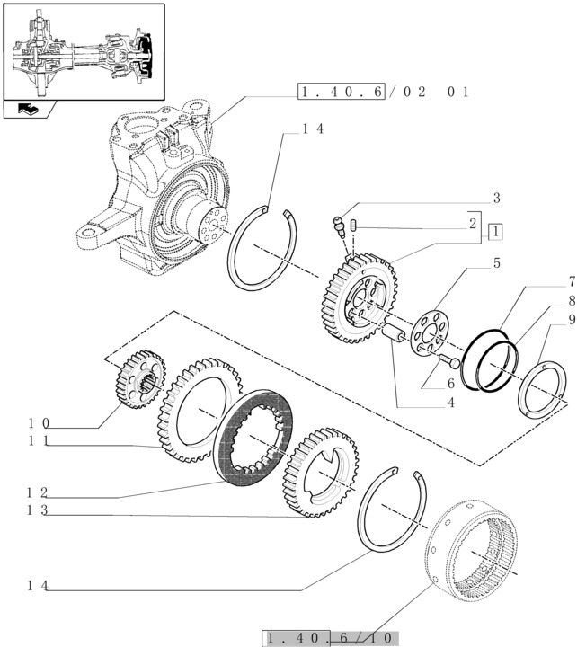 New Holland T6010 Tarcza hamulcowa 120mm id x 240mm od x 13mm thk 87332079 - Тормозной диск для Сельскохозяйственной техники: фото 1