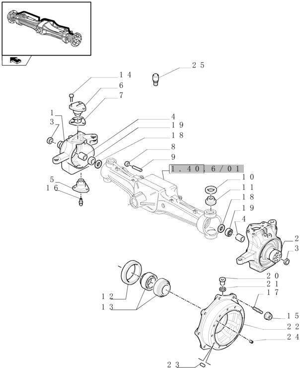 New Holland T6010 Zwrotnica lh 87332324 - Поворотный кулак для Сельскохозяйственной техники: фото 1 New Holland T6010 Zwrotnica lh 87332324 - Поворотный кулак для Сельскохозяйственной техники: фото 1