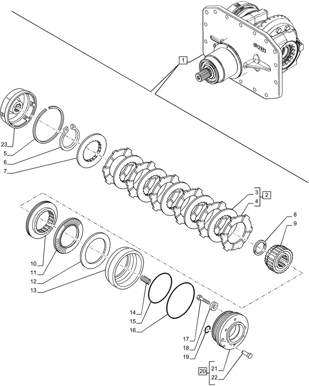 New Holland T6070 Nurnik 142mm id x 190mm od x 33,5mm l 5134093 - Трансмиссия для Тракторов: фото 1
