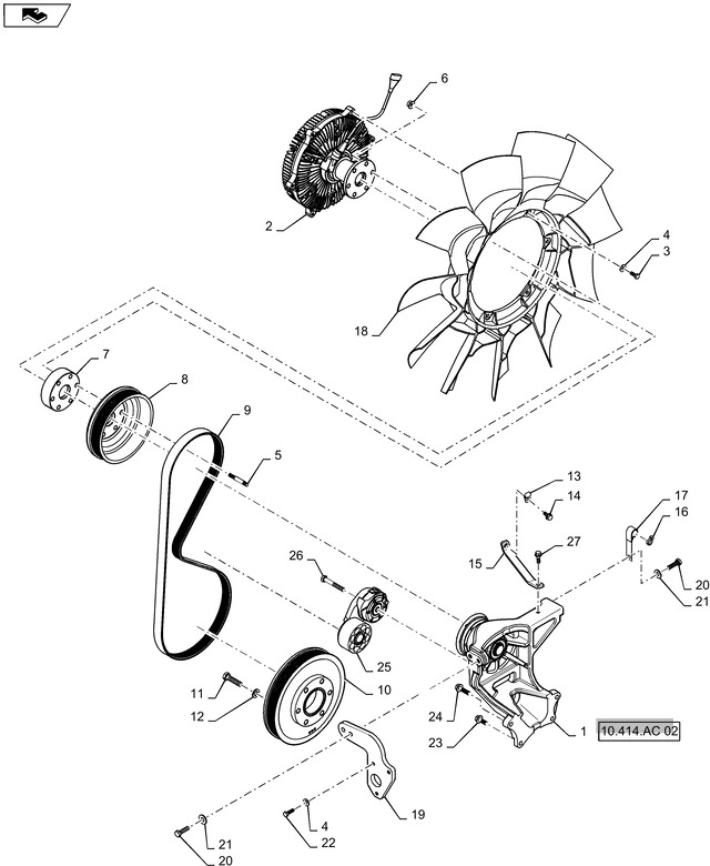 New Holland T6090 Napinacz pasa 84523942 - Натяжитель ремня для Сельскохозяйственной техники: фото 1 New Holland T6090 Napinacz pasa 84523942 - Натяжитель ремня для Сельскохозяйственной техники: фото 1