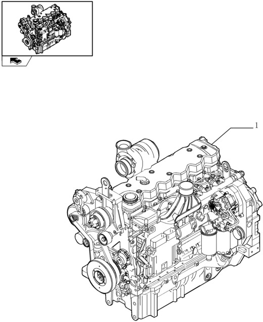 New Holland T6090 Silnik 87312076 - Двигатель для Сельскохозяйственной техники: фото 1 New Holland T6090 Silnik 87312076 - Двигатель для Сельскохозяйственной техники: фото 1