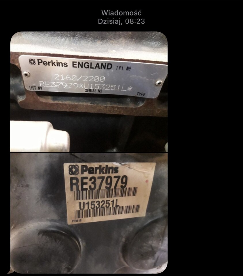 Perkins RE37979 - Blok - Блок цилиндров для Сельскохозяйственной техники: фото 1 Perkins RE37979 - Blok - Блок цилиндров для Сельскохозяйственной техники: фото 1