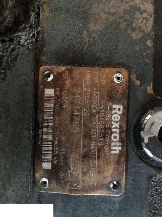 Pompa rexroth A4VG90DA1DT8 od maszyny Terex TW 110 - Гидравлический насос для Строительной техники: фото 1