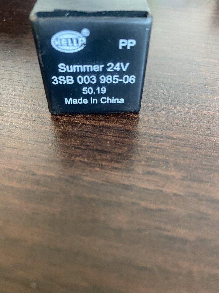 Przekażnik Hella Summer 24V 3SB 003 985-06 50.19 - Реле для Сельскохозяйственной техники: фото 1 Przekażnik Hella Summer 24V 3SB 003 985-06 50.19 - Реле для Сельскохозяйственной техники: фото 1