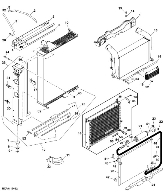 RE242255 John Deere 8345R - Skraplacz - Конденсатор для Тракторов: фото 1 RE242255 John Deere 8345R - Skraplacz - Конденсатор для Тракторов: фото 1