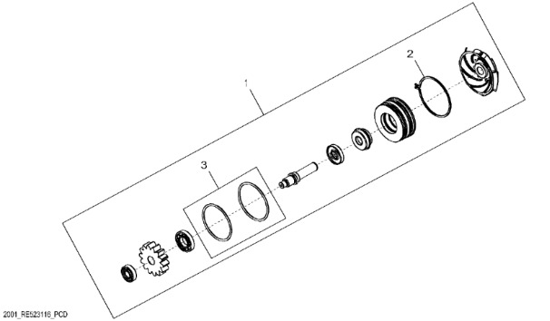SE501228 John Deere 8345R - Pompa wodna regener. - Помпа для Сельскохозяйственной техники: фото 1 SE501228 John Deere 8345R - Pompa wodna regener. - Помпа для Сельскохозяйственной техники: фото 1