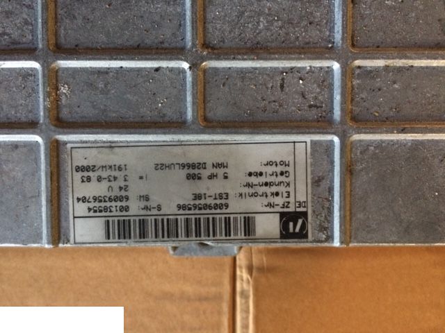 Sterownik skrzyni biegów zf 5 hp 500 , zf EST-18E - Блок управления для Сельскохозяйственной техники: фото 1 Sterownik skrzyni biegów zf 5 hp 500 , zf EST-18E - Блок управления для Сельскохозяйственной техники: фото 1