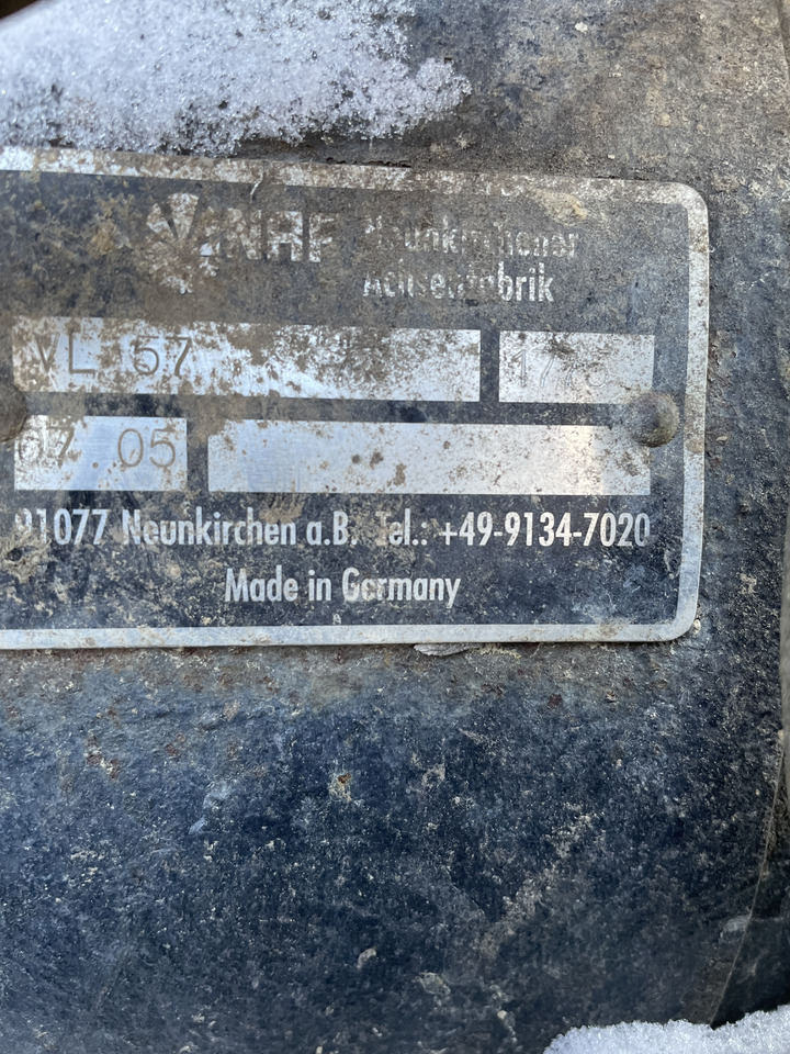 Valtra Komatsu - most napędowy NAF VL57 - Ось и запчасти для Сельскохозяйственной техники: фото 1