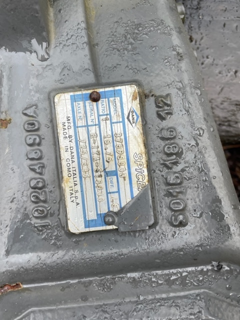 Valtra most napędowy części 37895800 Dana Spicer - Ось и запчасти для Сельскохозяйственной техники: фото 1 Valtra most napędowy części 37895800 Dana Spicer - Ось и запчасти для Сельскохозяйственной техники: фото 1