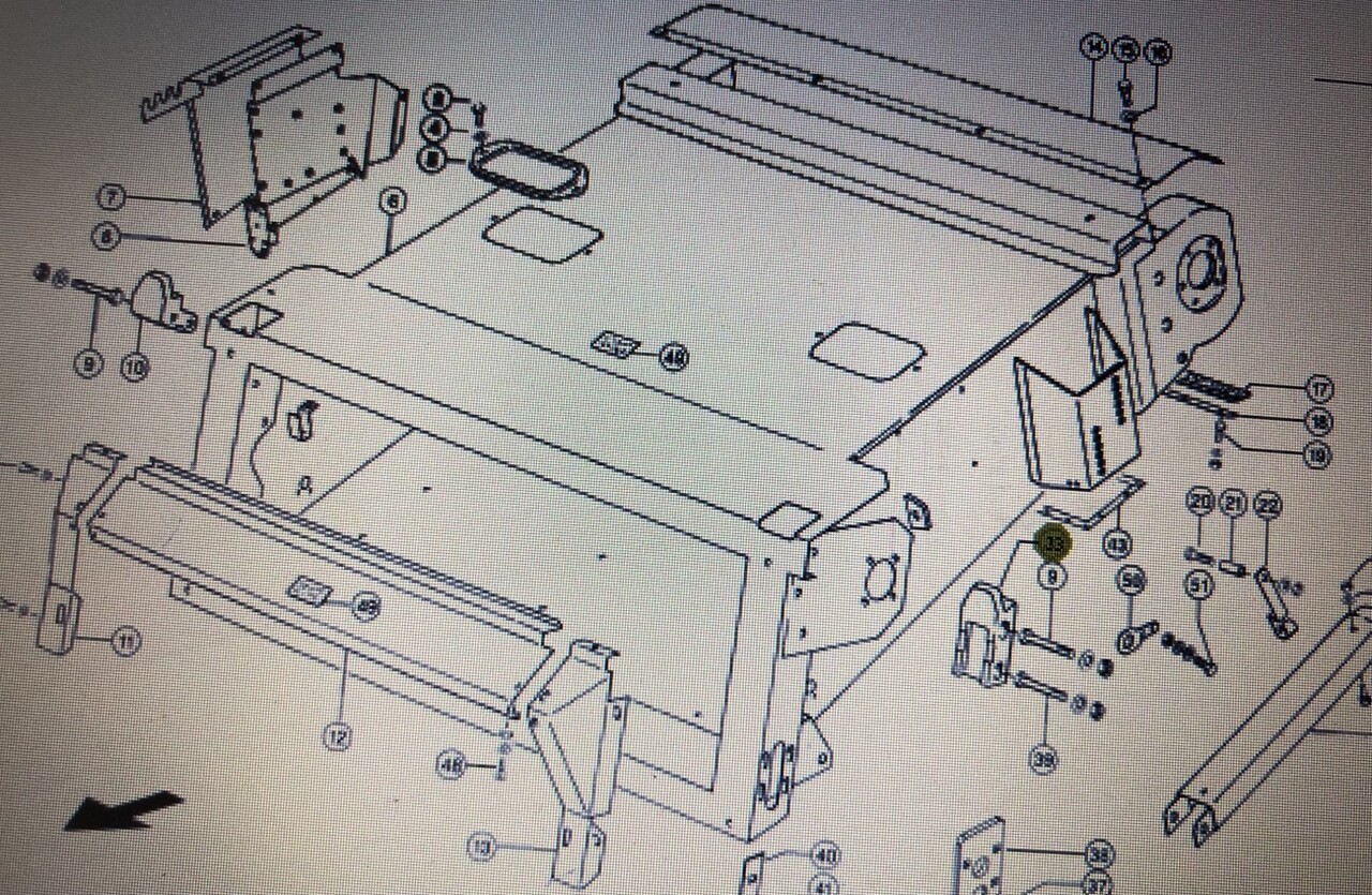 Wkład wychwytujący prawy/lewy do Claas Mega 370-360 Nr kat. 10 000 650 718 1 - Отопление/ Вентиляция для Зерноуборочных комбайнов: фото 1