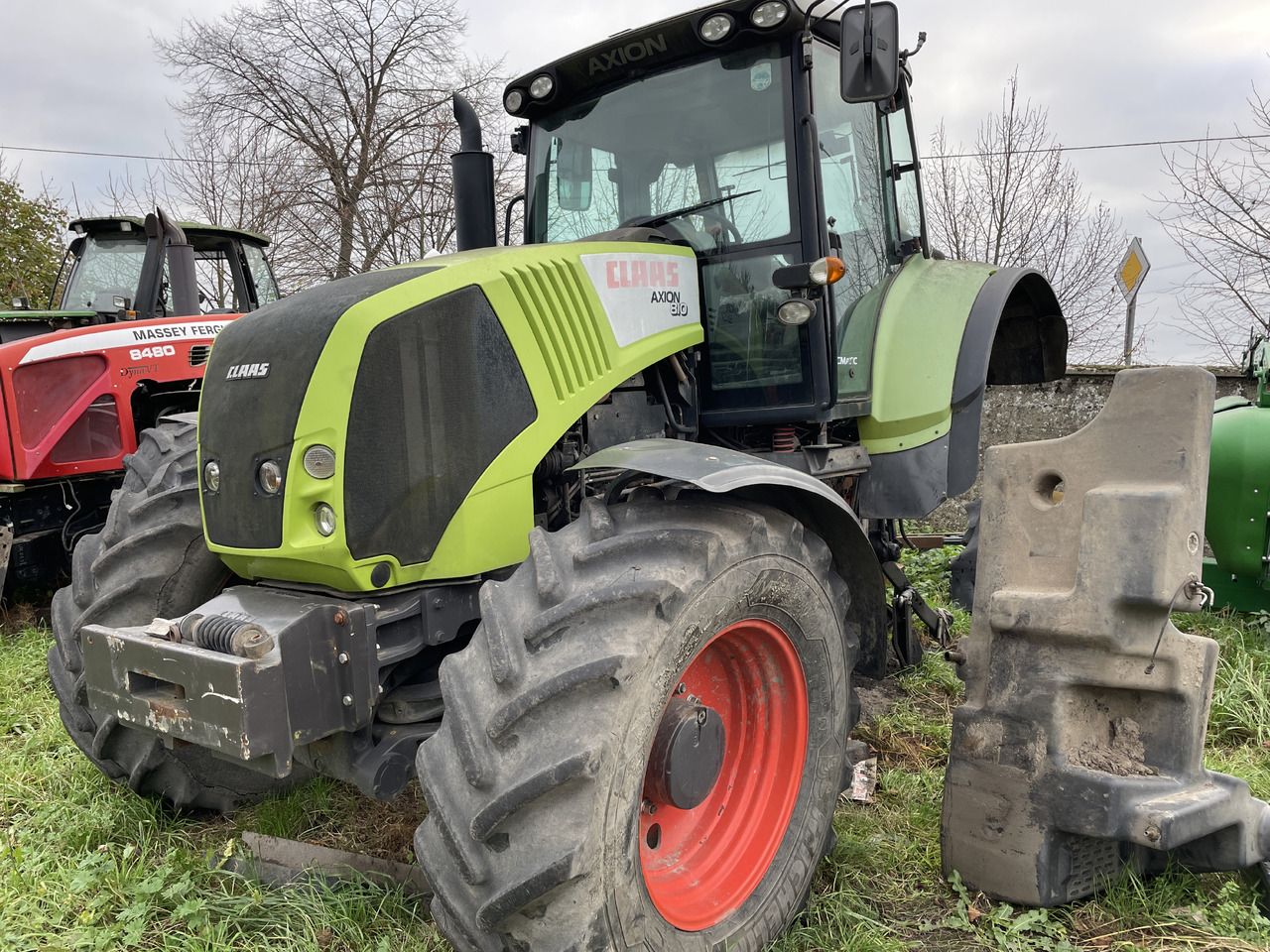 Claas Axion 810 - części - tylny TUZ - ramiona belki wieszaki siłownik - Запчасти для Тракторов: фото 1
