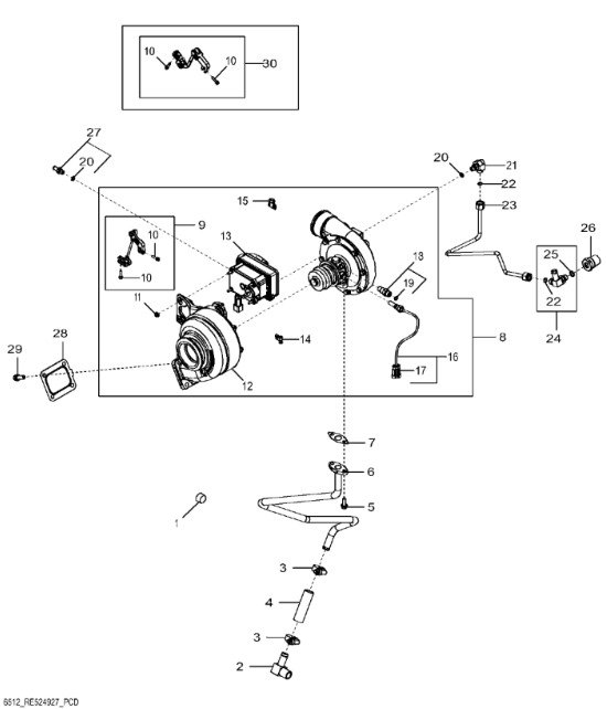 DZ108095 John Deere 8345R - Urządzenie uruchamiające - Запчасти для Тракторов: фото 1 DZ108095 John Deere 8345R - Urządzenie uruchamiające - Запчасти для Тракторов: фото 1