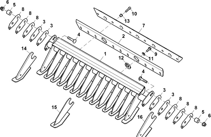 John Deere 960 - Część źniwna DC218970 (Podbieracz) - Запчасти для Пресс-подборщиков рулонных: фото 1