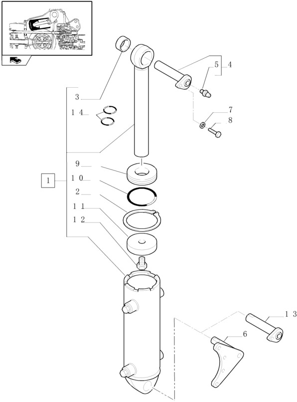 New Holland T6010 Głowica cylindra 87392367 - Запчасти для Тракторов: фото 1