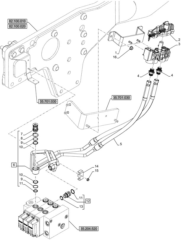 New Holland T6090 T6070 Rurka 51423649 - Запчасти для Тракторов: фото 1