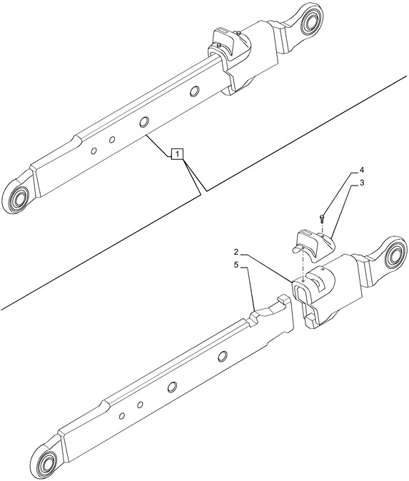 New Holland T6090 T6070 Zesp konc ciegla pod 47137113 - Запчасти для Тракторов: фото 1