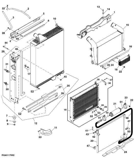 RE210879 John Deere 8345R - Podpora - Запчасти для Тракторов: фото 1