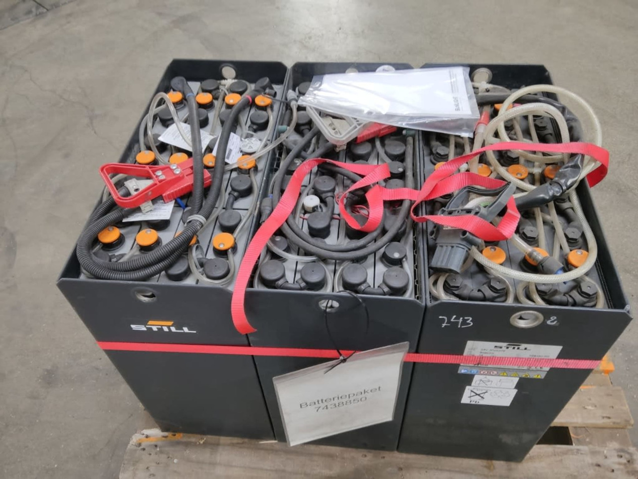 Battery package 3x pieces - Аккумулятор для Погрузочно-разгрузочной техники: фото 4 Battery package 3x pieces - Аккумулятор для Погрузочно-разгрузочной техники: фото 4