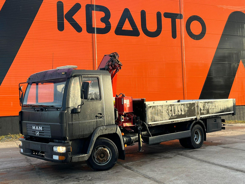 MAN LE 10.180 4x2 MKG HLK71 / PLATFORM L=5002 mm - Грузовик бортовой/ Платформа, Автоманипулятор: фото 2 MAN LE 10.180 4x2 MKG HLK71 / PLATFORM L=5002 mm - Грузовик бортовой/ Платформа, Автоманипулятор: фото 2