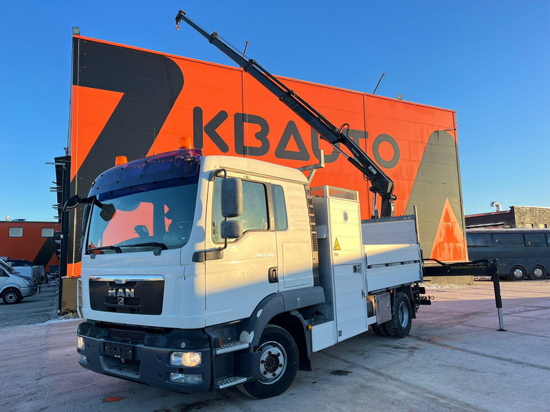 MAN TGL 12.250 4x2 HIAB XS088E-3 / PLATFORM L=2720 mm - Грузовик бортовой/ Платформа, Автоманипулятор: фото 1 MAN TGL 12.250 4x2 HIAB XS088E-3 / PLATFORM L=2720 mm - Грузовик бортовой/ Платформа, Автоманипулятор: фото 1