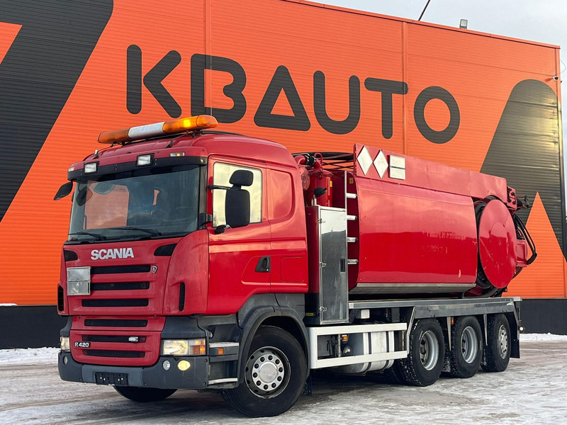 Scania R 420 8x4*4 ADR Combi Interconsult + Pressure wash / Pratissoli 450L/min - 160 Bar - Ассенизатор: фото 1 Scania R 420 8x4*4 ADR Combi Interconsult + Pressure wash / Pratissoli 450L/min - 160 Bar - Ассенизатор: фото 1