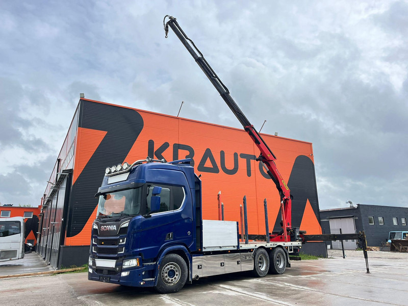 Scania R 650 6x4 PK24001 / PLATFORM L=6800 mm - Грузовик бортовой/ Платформа, Автоманипулятор: фото 1 Scania R 650 6x4 PK24001 / PLATFORM L=6800 mm - Грузовик бортовой/ Платформа, Автоманипулятор: фото 1