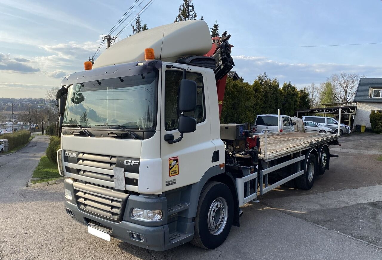 DAF CF 85 410 - Грузовик бортовой/ Платформа, Автоманипулятор: фото 1