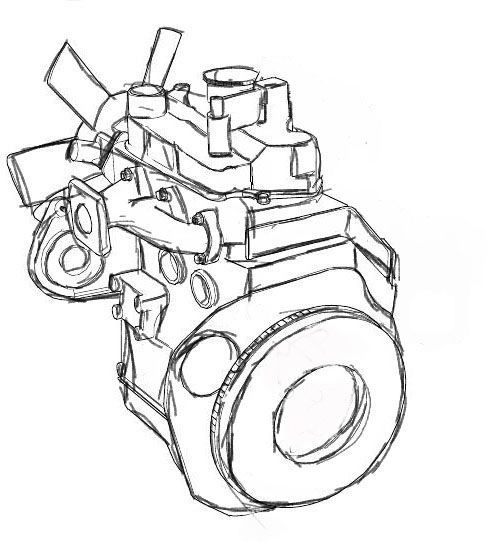 Perkins perkins 404-22 T (turbo) - Двигатель: фото 1