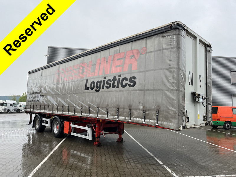 Тентованный полуприцеп Tracon TO 1620 / Curtainside / Forklift Connector / 2x Steer axle / Lift axle / NL Trailer: фото 1
