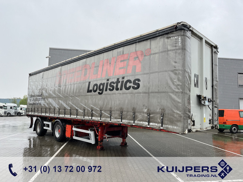 Тентованный полуприцеп Tracon TO 1620 / Curtainside / Forklift Connector / 2x Steer axle / Lift axle / NL Trailer: фото 1