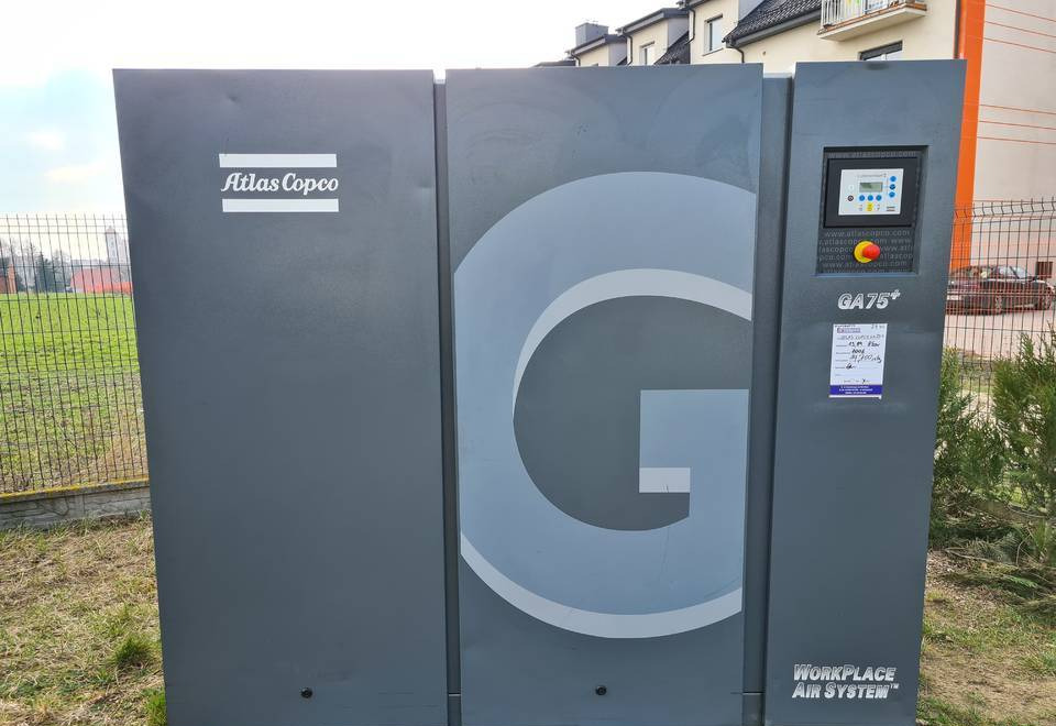 Kompresor śrubowy ATLAS COPCO GA 75 + - Воздушный компрессор: фото 1